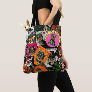 YORKIE POO TOTE BAG