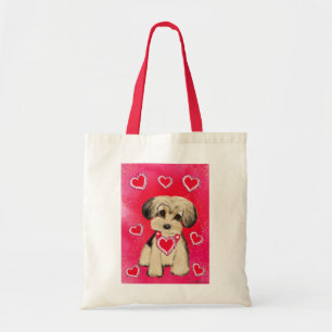 YORKIE POO TOTE BAG