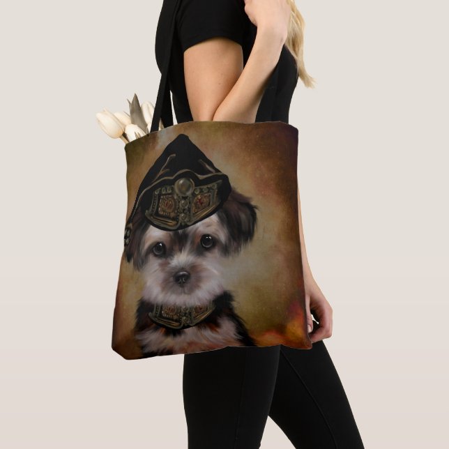 Yorkie Poo Tote Bag (Close Up)