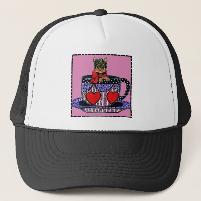 Yorkie Poo Trucker Hat (Front)
