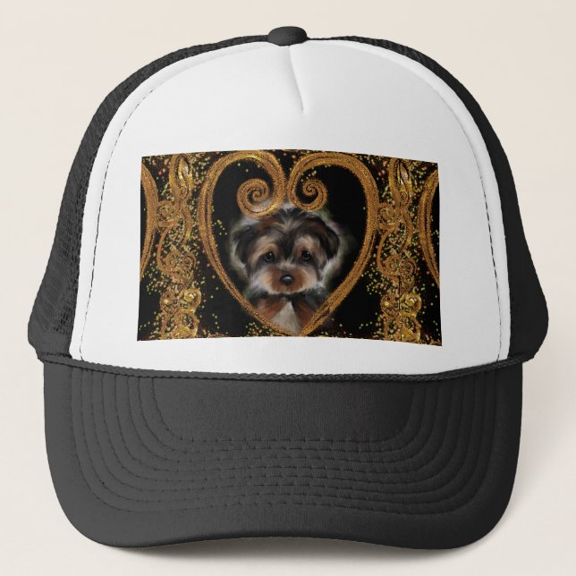 Yorkie Poo Trucker Hat (Front)
