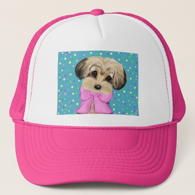 Yorkie Poo Trucker Hat (Front)