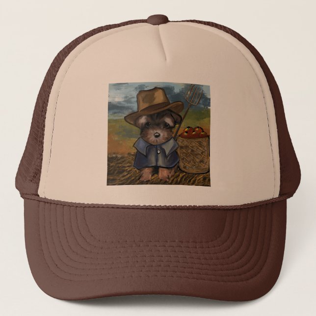 Yorkie Poo Trucker Hat (Front)