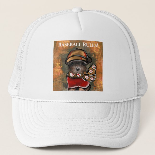 Yorkie Poo  Trucker Hat (Front)