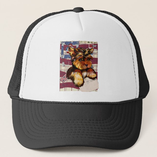 YORKIE POO TRUCKER HAT (Front)