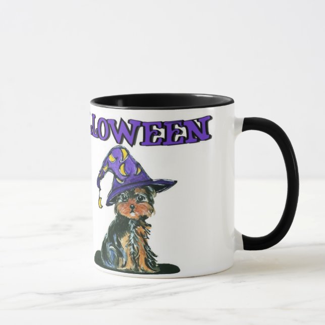 Yorkie Poo Witch Mug (Right)