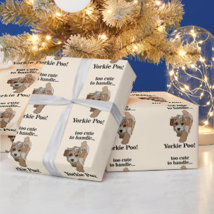 Yorkie Poo Yorkipoo Cute Dog Wrapping Paper