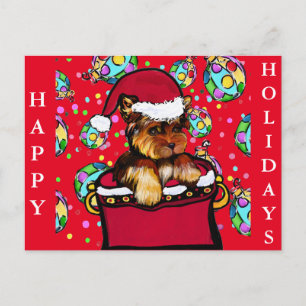 YORKIE POSTCARD