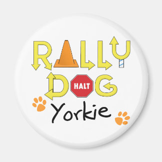 Yorkie Rally Dog Magnet