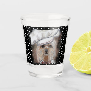 Yorkie Shot Glass