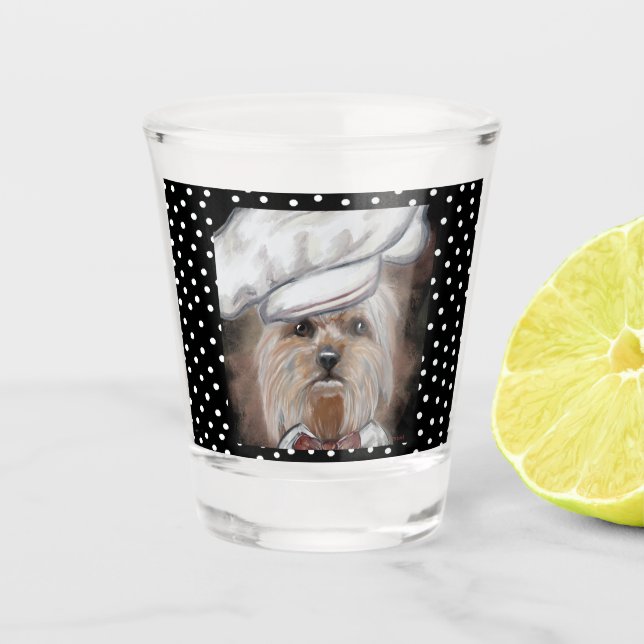 Yorkie Shot Glass (Front)