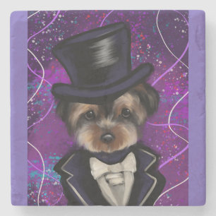 YORKIE STONE COASTER