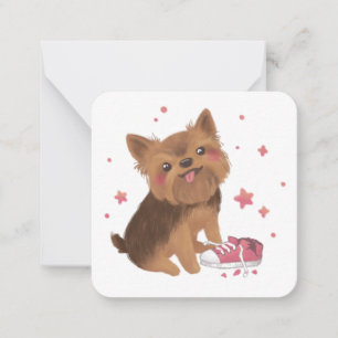 Yorkie the Cutest Trouble Maker Card