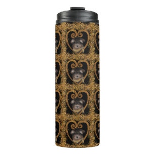 Yorkie thermal tumbler