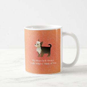 Yorkie Thinking of You Design. Coffee Mug
