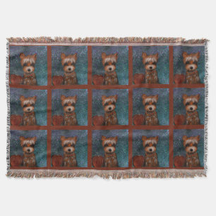YORKIE THROW BLANKET