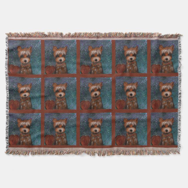 YORKIE            THROW BLANKET (Front)