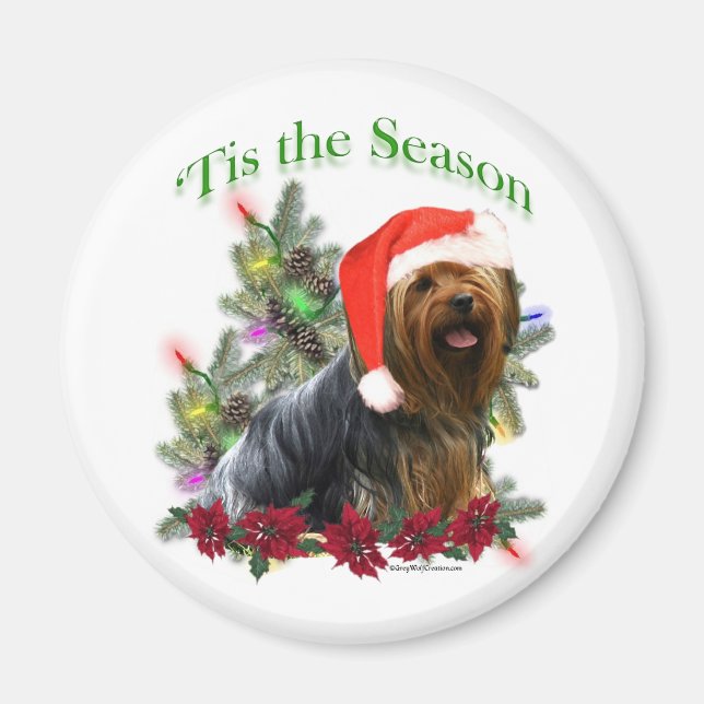 Yorkie 'Tis the Season Magnet (Front)