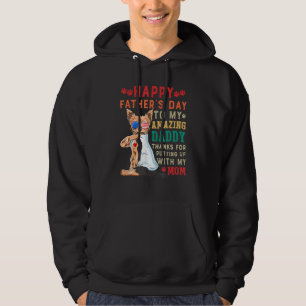 Yorkie To My Amazing Daddy Thanks For Putting Up W Hoodie