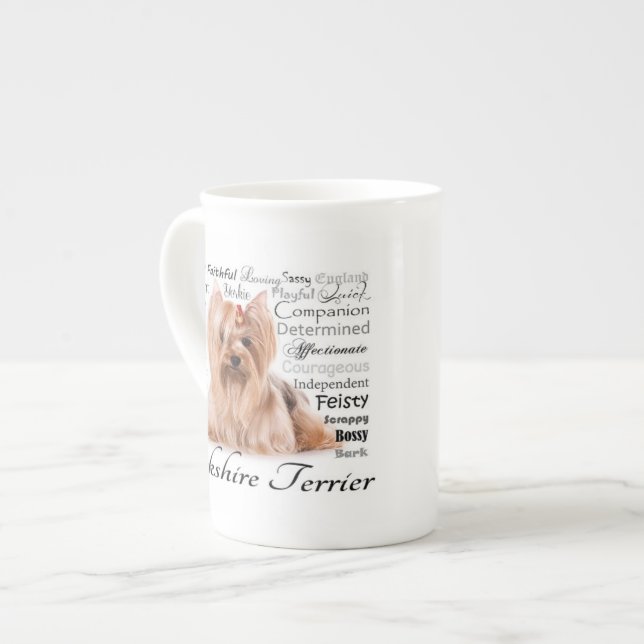 Yorkie Traits Mug (Front Left)