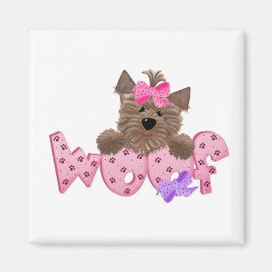 Yorkie Woof Magnet