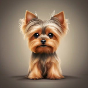 Yorkie Yorkies Breed Cute Puppy Dog Tie