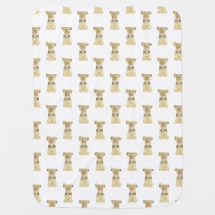 Yorkie Yorkshire Terrier Baby Blanket