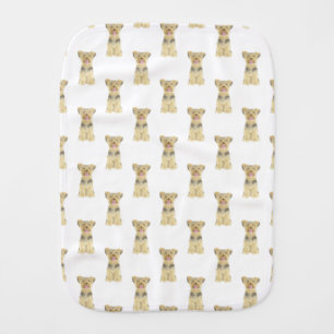 Yorkie Yorkshire Terrier Burp Cloth