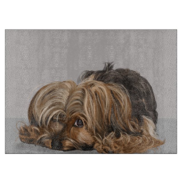 Yorkie, Yorkshire Terrier Cutting Board (Front)