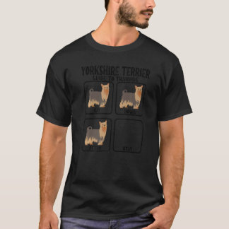Yorkie Yorkshire terrier dog training guide yorkie T-Shirt