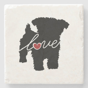 Yorkiepoo (Yorkie / Poodle) Love Stone Coaster