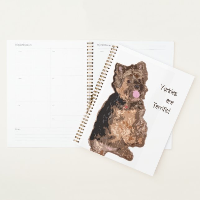 Yorkies are Terrific! Planner (Display)