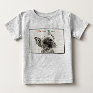 Yorkies Forever Infant Organic Creeper