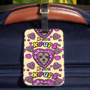 YORKIES  LUGGAGE TAG