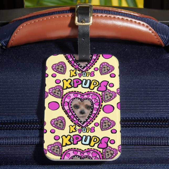 YORKIES  LUGGAGE TAG (Front Insitu 2)