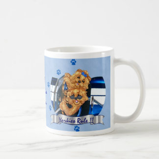 Yorkies Rule!! Pawprint #1 Mum Mug
