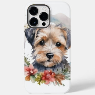 Yorkipoo Christmas Wreath Festive Pup Case-Mate iPhone 14 Pro Max Case