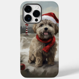 Yorkipoo Dog in Snow Christmas Case-Mate iPhone 14 Pro Max Case