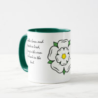 Yorkshire born Yorkshire bred. White Rose Editable