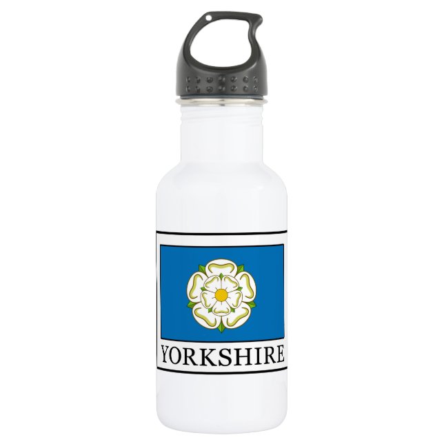 Yorkshire County England 532 Ml Water Bottle (Front)