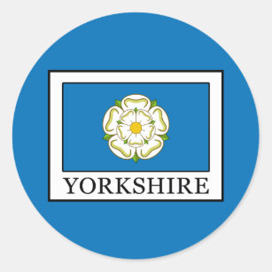 Yorkshire County England Classic Round Sticker