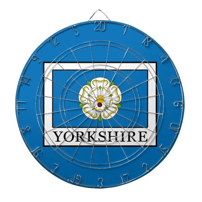 Yorkshire County England Dartboard (Front)
