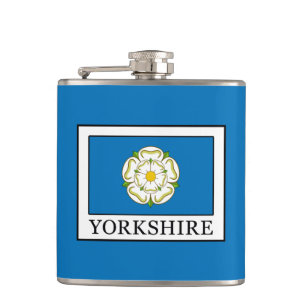 Yorkshire County England Hip Flask