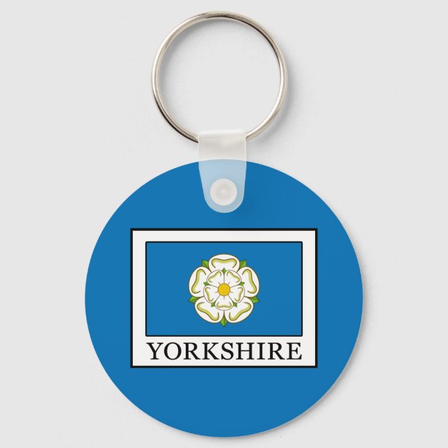 Yorkshire County England Key Ring (Front)