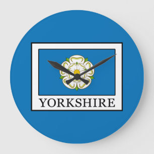 Yorkshire County England Large Clock