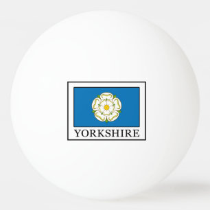 Yorkshire County England Ping Pong Ball