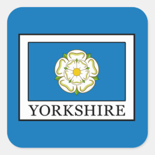 Yorkshire County England Square Sticker