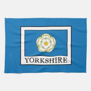 Yorkshire County England Tea Towel