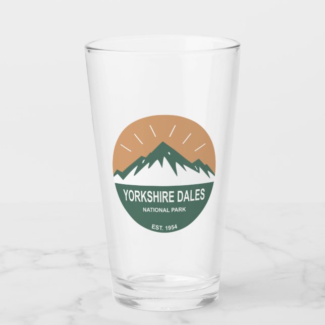 Yorkshire Dales National Park Glass (Front)