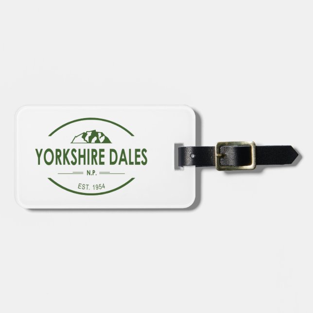 Yorkshire Dales National Park Luggage Tag (Front Horizontal)